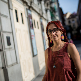 La investigadora y experta en migraciones, Helena Maleno, en Madrid.- JAIRO VARGAS