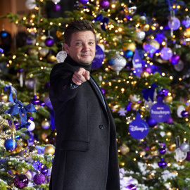 El actor Jeremy Renner en la proyección de 'Ojo de Halcón' en Londres a 11 de noviembre de 2021