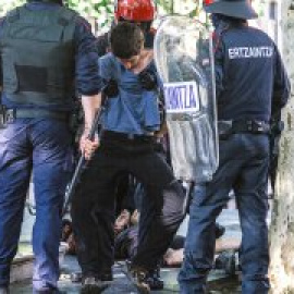 Las protestas contra la incineradora de Guipúzcoa se saldan con cuatro detenciones