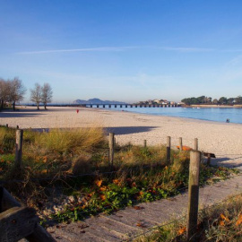 Playa de O Bao en Vigo.