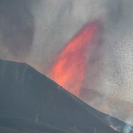 Imagen de la erupción volcánica de La Palma.
