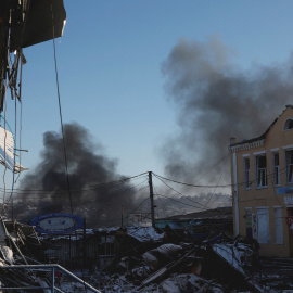 Ataque ruso perpetrado durante las 36 horas de alto al fuego proclamadas por Putin con motivo de la Navidad Ortodoxa a 7 de enero de 2023 en la ciudad de Bakhmut (Ucrania)