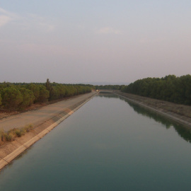 Una imatge del transvassament Tajo-Segura.