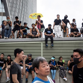 Protestas en Hong Kong contra la ley de extradición. EFE/EPA/CHAN LONG HEI