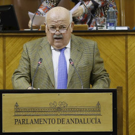 El consejero de Salud y Familias de la Junta de Andalucía, Jesús Aguirre.