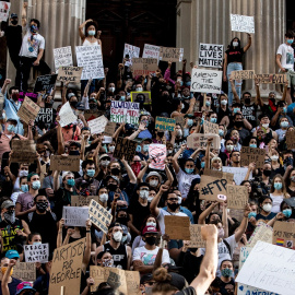 Protesta del movimiento Black Lives Matter en Nueva York (EEUU), imagen de Archivo.