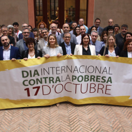17/10/2024 - Assistents a la jornada impulsada per la Taula del Tercer Sector en el marc del dia internacional contra la pobresa.