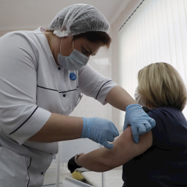 05/12/2020 Imagen de la campaña de vacunación rusa. - EFE