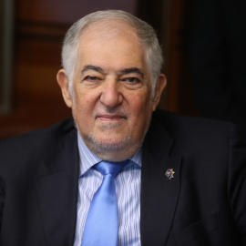 Cándido Conde-Pumpido, en el primer pleno jurisdiccional tras la penúltima renovación del Tribunal Constitucional, el 15 de diciembre de 2021.