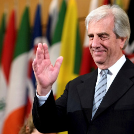 06/12/2020. Foto de archivo del presidente Tabaré Vázquez en la 106ª Conferencia Internacional del Trabajo de 2017. - EFE