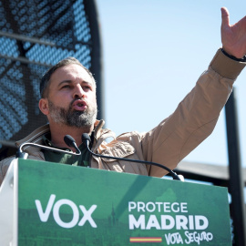 El presidente de Vox, Santiago Abascal.