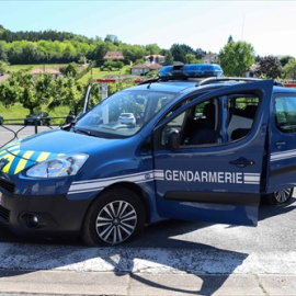 Vehículo de la Gendarmerie. Foto de archivo.