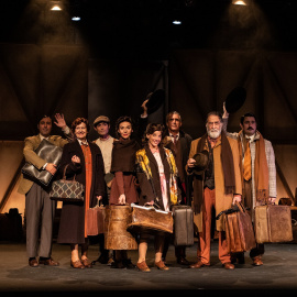 Una escena de 'El viaje a ninguna parte', de Fernando Fernán Gómez, dirigida por Ramón Barea