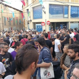 08/07/2019- Unas 300 personas se manifiestan en El Masnou contra atques racistas a menores migrantes. / EUROPA PRESS - CUP MASNOU