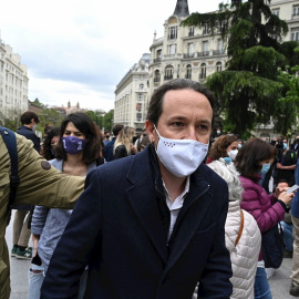 El candidato de Unidas Podemos a la Presidencia de la Comunidad de Madrid, Pablo Iglesias.