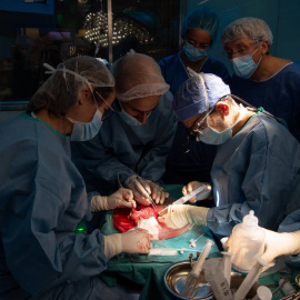Trasplante de útero en el Hospital Clínic de Barcelona.