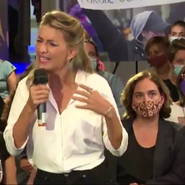 Yolanda Díaz responde a Vargas Llosa