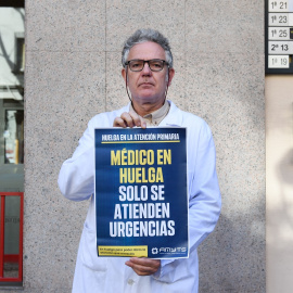 Presidente del comite´de huelga médicos atención primaria madrid