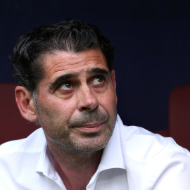 El exentrenador de la Selección Española masculina, Fernando Hierro./REUTERS