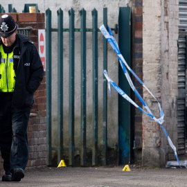 Imagen de archivo de un policía británico.
