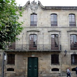 Fachada de la Casa Cornide, situada en la Ciudad Vieja de A Coruña.
