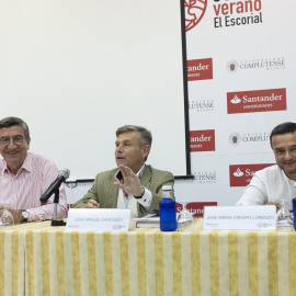 De derecha a izquierda, Chema Crespo, José Manuel Carcases y Antonio San José. / NACHO CALONGE