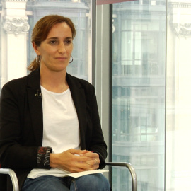 23/04/2021.- Mónica García, la candidata de Más Madrid a presidir la Comunidad de Madrid, ofrece unas declaraciones a 'Público'. PTV