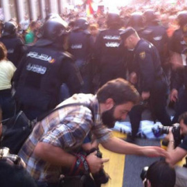 Cargas en el Rodea el Congreso. COORDINADORA 25-S