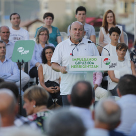 Andoni Ortuzar, durante su discurso de inicio del curso político en Zarautz. Foto: PNV