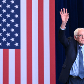 El senador independiente Bernie Sanders en una imagen de archivo.