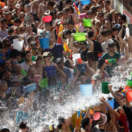 Participantes en la batalla naval.- EFE