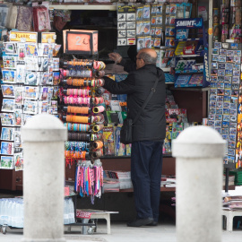 Un quiosco de prensa. Archivo.