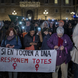 Imagen de archivo de una manifestación contra los feminicidios en Barcelona, a 2 de enero de 2023.