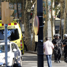 Atentado en Barcelona. EFE