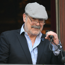 Antonio Resines durante la lectura del pregón de las Fiestas de San Isidro 2022. José Oliva / Europa Press.