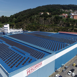 Sede de Nueva Pescanova en la localidad de Chapela, en Pontevedra.