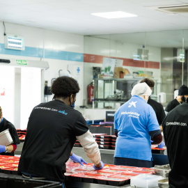 Voluntarios del proyecto 'Comedores con alma'