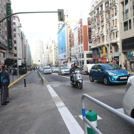 Gran Vía cambiará su aspecto para luchar contra la contaminación y apoyar el transporte sostenible. Europa Press
