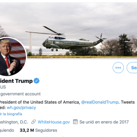Cuenta de @POTUS.