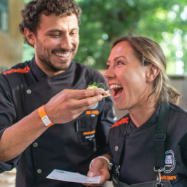 Show Rocking, el evento gastronómico del festival PortAmérica. / SOFÍA MORO (GUÍA REPSOL)