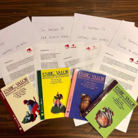 Cartas y Rondalles de Enric Valor que Esquerra Unida ha remitido al Ayuntamiento de Mutxamel.