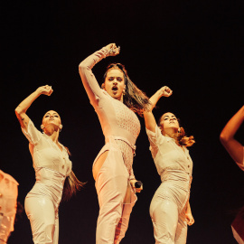 Rosalía, durante su actuación en el Primavera Sound. - PRIMAVERA SOUND
