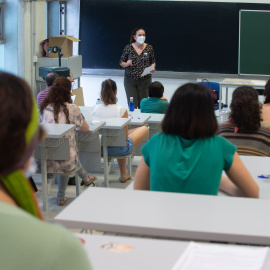 Aula. Foto de archivo.