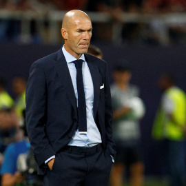 El entrenador del Real Madrid, Zinadine Zidane.- REUTERS