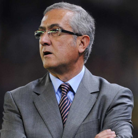 Fotografía de Manzano durante un partido.