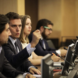 El grupo parlamentario de Ciudadanos durante una reunión en el Congreso / CIUDADANOS