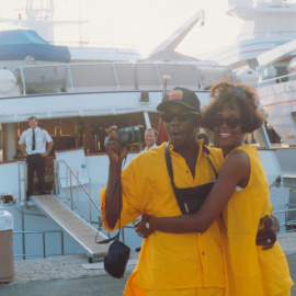 Whitney Houston y su marido