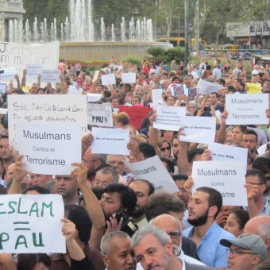 En la manifestación reclaman que "son musulmanes, no terroristas" / EUROPA PRESS
