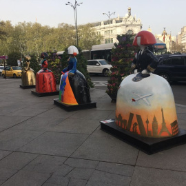 Grupo de meninas con diferentes diseños - Foto cedida por el Ayuntamiento de Madrid