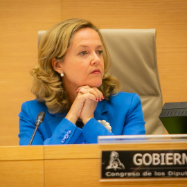 La ministra de Economía y Empresa, Nadia Calviño. /CONGRESO